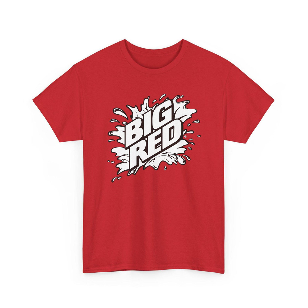 Big Red Soda Pop Logo T Shirt Red